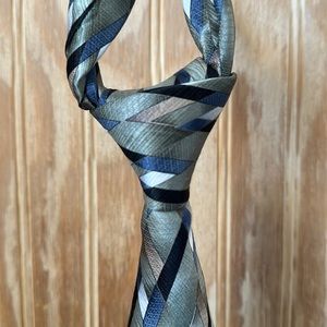 George Machado - Olive Green and Black Tie